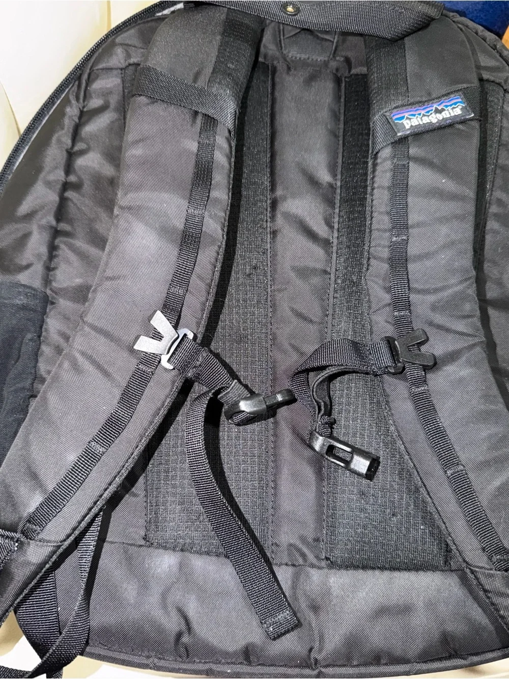 Patagonia Black Backpack with Subtle Logo
